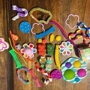 Assorted Kids Fidget Toy Bundle - Multi-Color Sensory Set